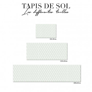 Tapis de cuisine - graphique vert