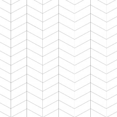 crédence en aluminium - chevrons