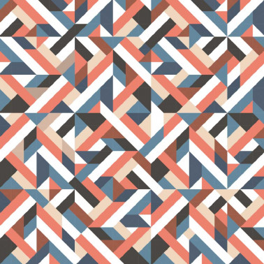 crédence en aluminium - graphique orange