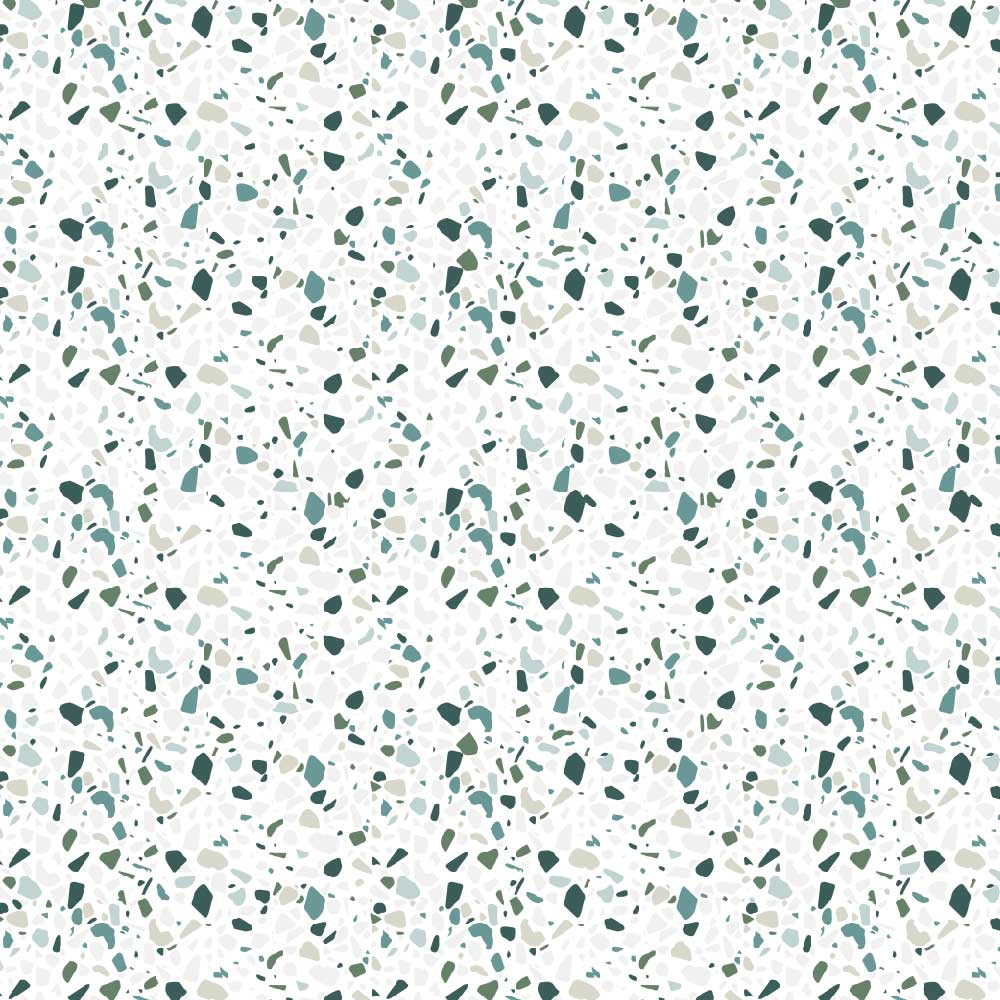 Crédence en aluminium - terrazzo vert