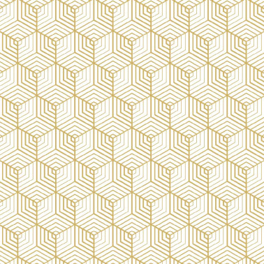 Crédence en aluminium - art déco jaune