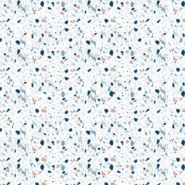 Crédence en aluminium - Terrazzo bleu