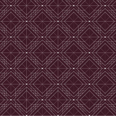 tapis de sol salle de bain - art déco prune