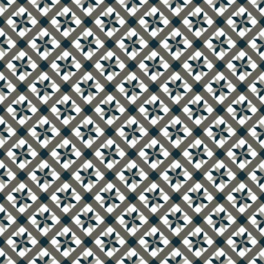 Set de table - Carreaux de ciment gris