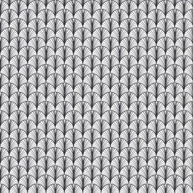 tapis de sol salle de bain - art déco gris