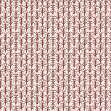 tapis de sol salle de bain - art déco rouge