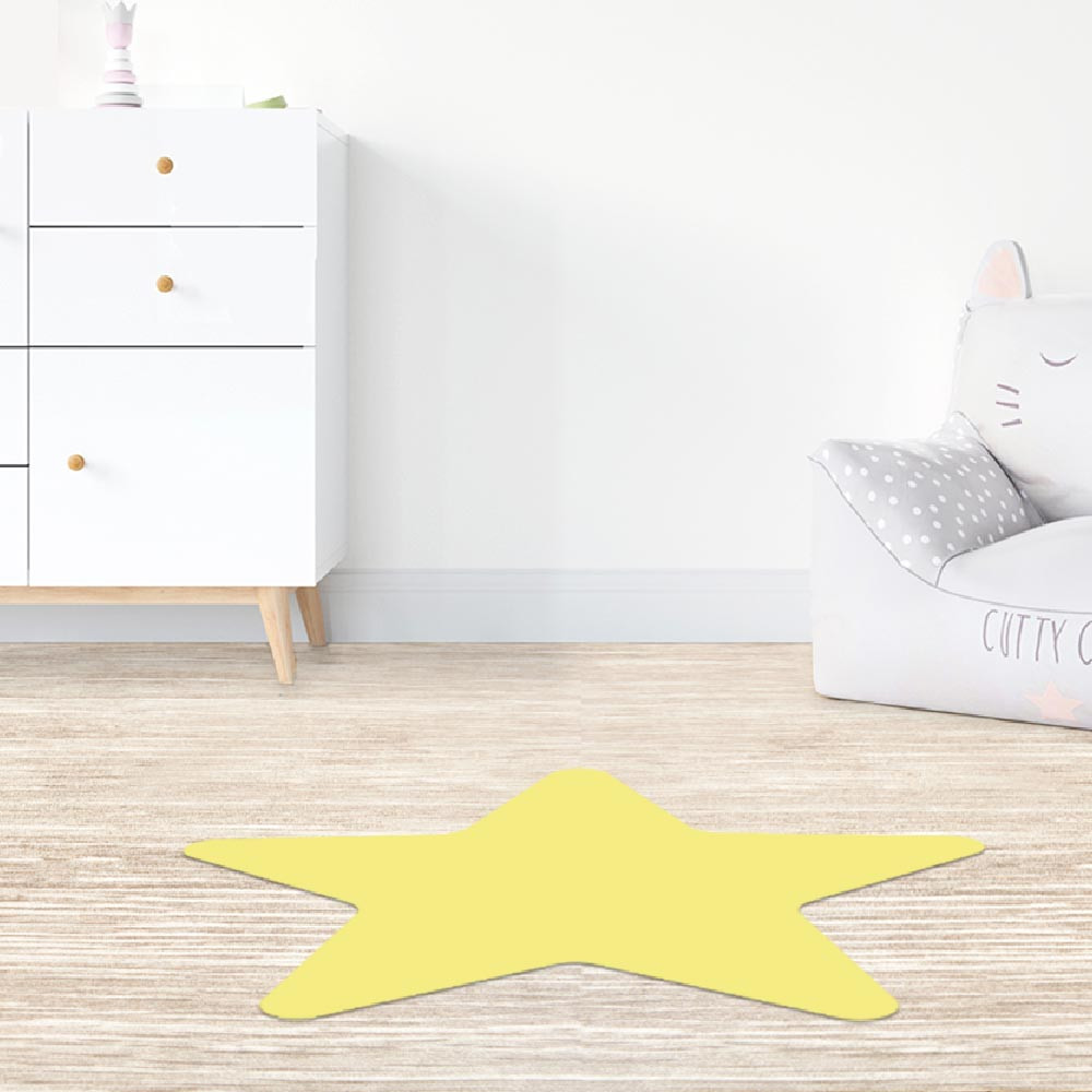 Tapis Enfant Carreaux Cœurs Étoiles