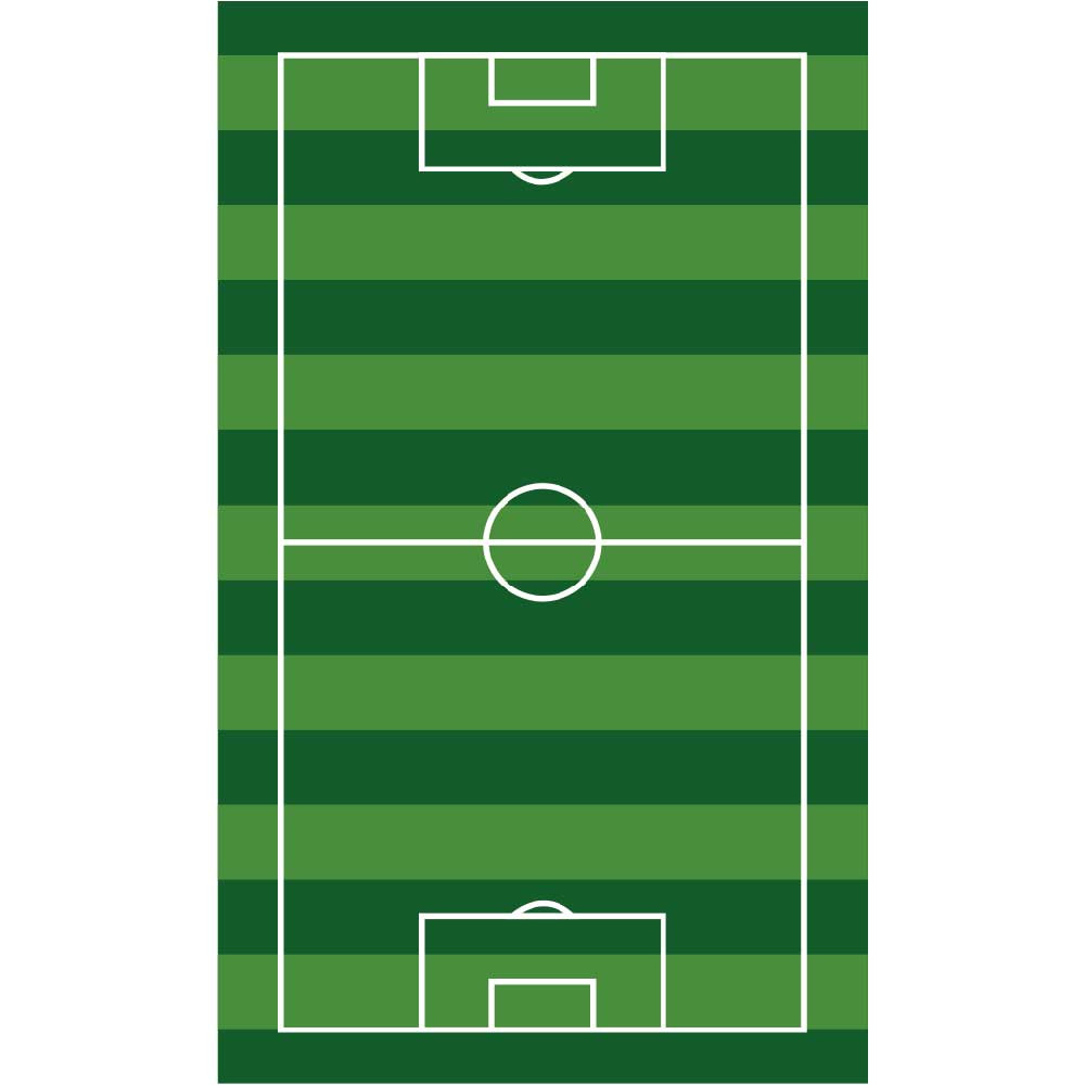 tapis de sol chambre enfant - terrain football