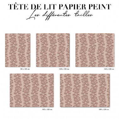 Tête de lit - art déco rose