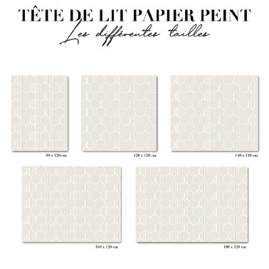 Tête de lit - art déco blanc