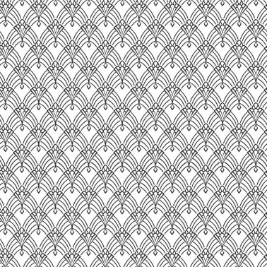 Tête de lit - art déco gris