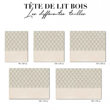 Tête de lit - art déco vert