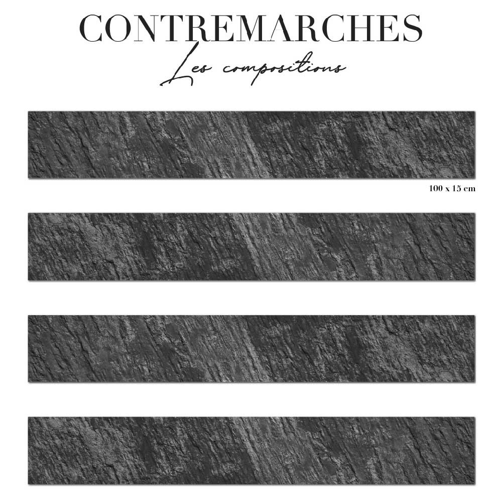 Contremarche - Ardoise noir