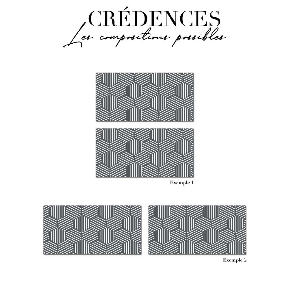crédence salle de bain aluminium - art déco gris crédence salle de bain aluminium - art déco gris